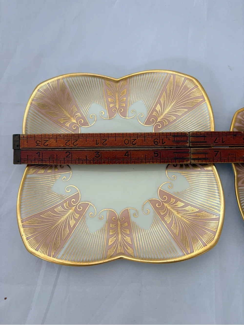 Vintage Alka Kunst Bavaria Porcelain Plate Set